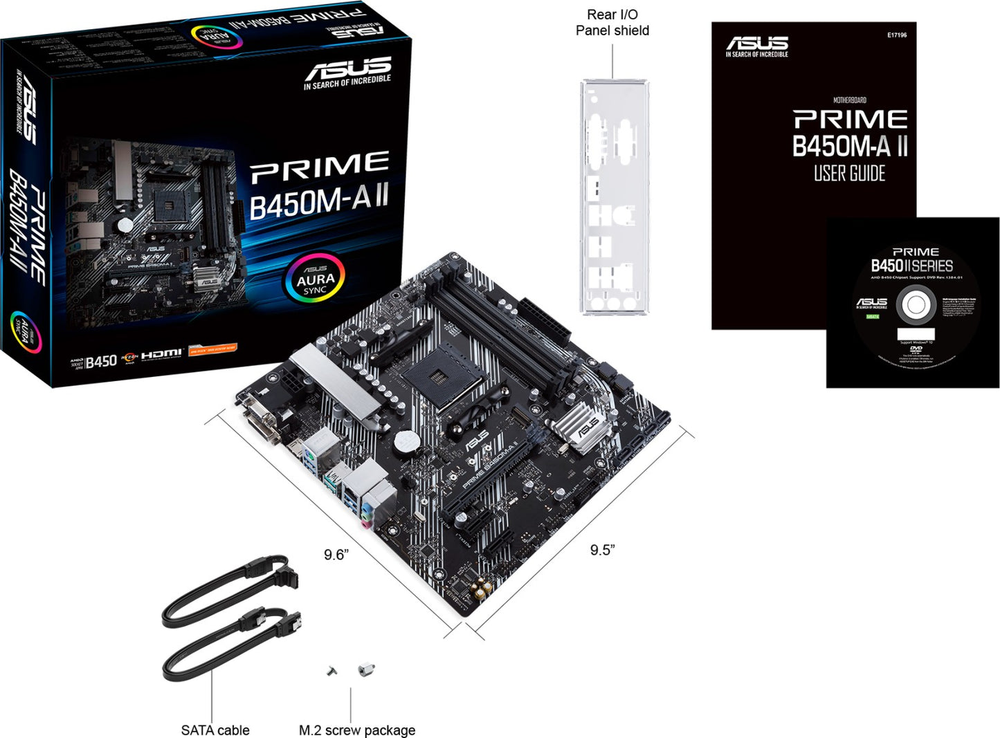 MBD AM4 ASUS PRime B450M-AII mATX